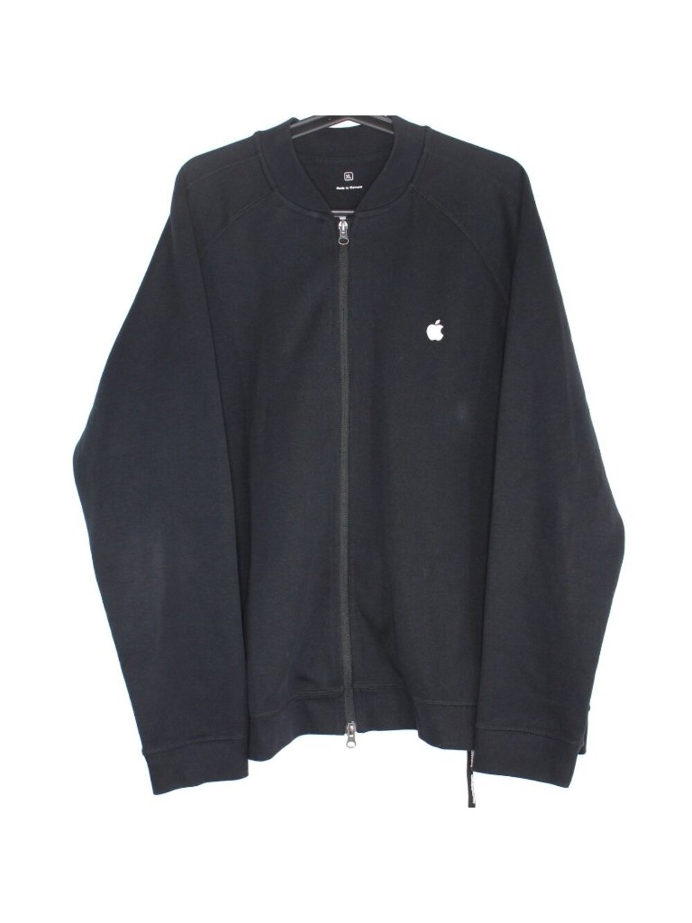 Apple Mens XL Official Employee Work Black Full Zip Jacket N1520